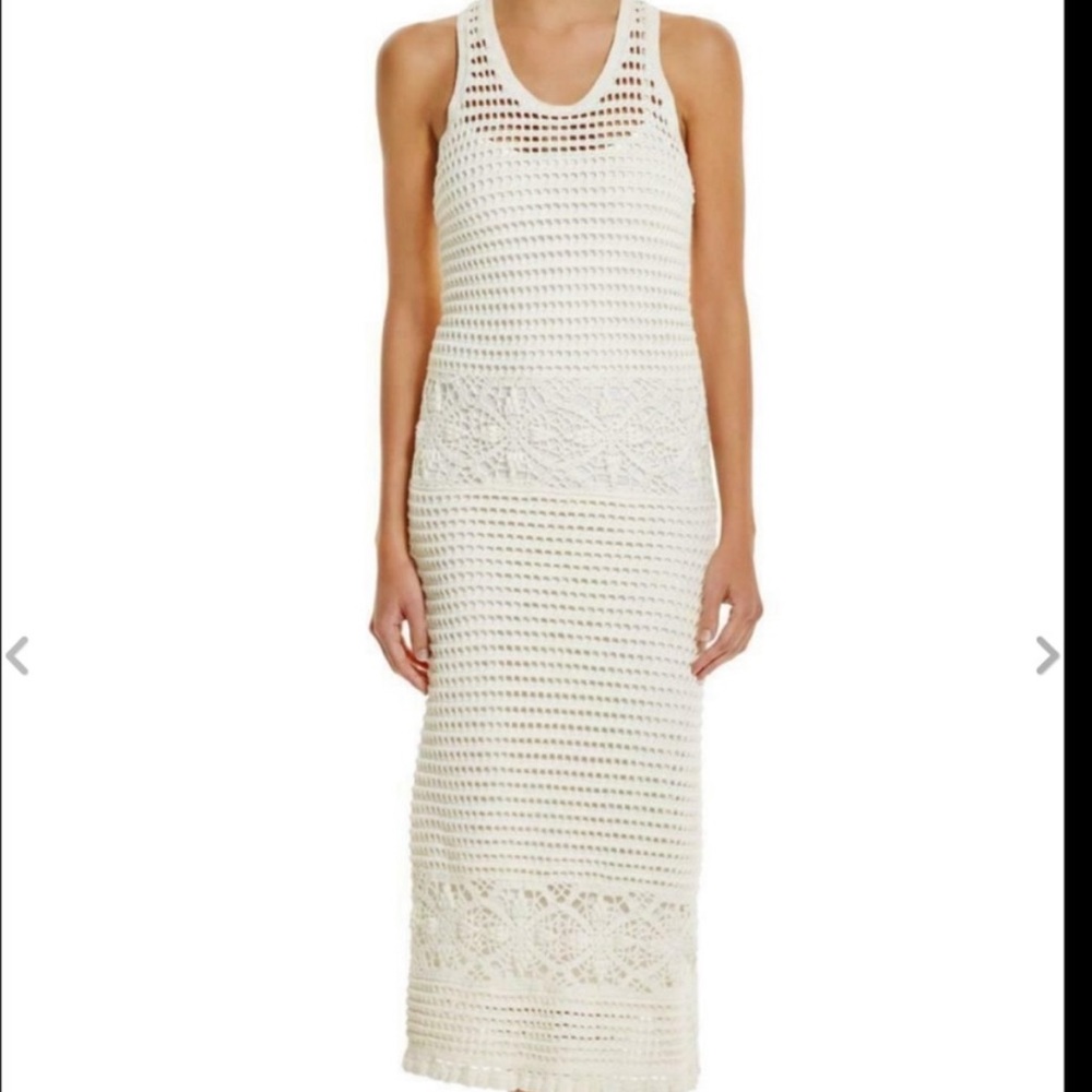 NWT Tory Burch Nerano Crochet Knit Tank Dress - Picture 4 of 8